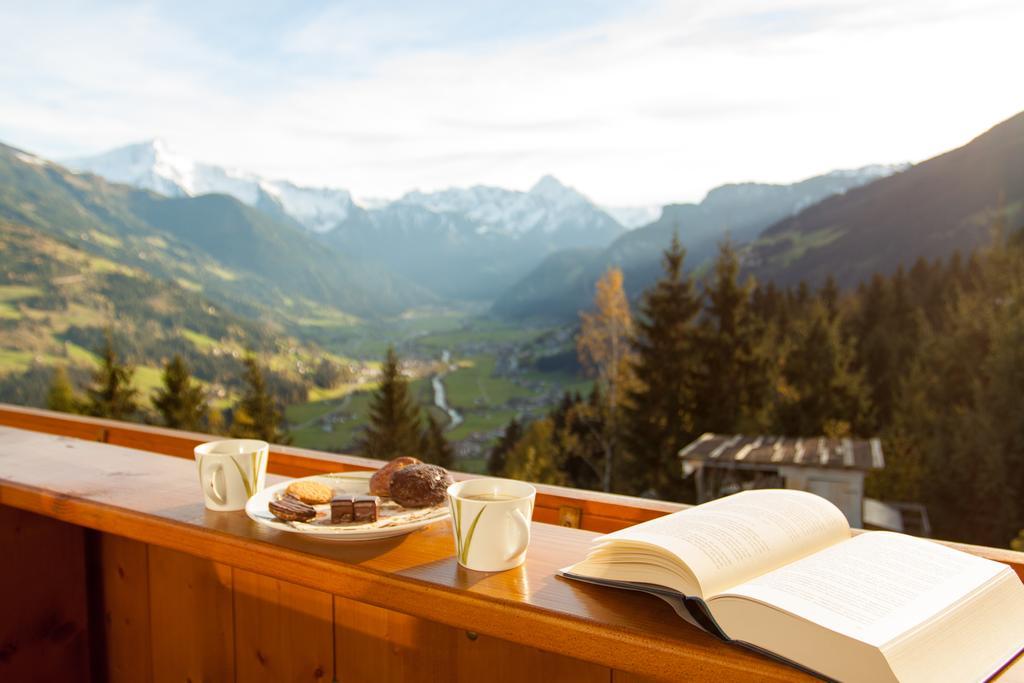 Haus Panoramablick Lägenhet Zellberg Exteriör bild